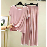 Contrast Tape-Style 2-Pcs Lounge And Night Wear Suit. WLW-07