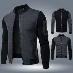 Sleeves Zipper Style Winter Jacket.