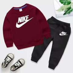 Kids Nike Printed Sweat-Shirt Style Track-Suit.