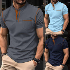 Bundle Of 3 Designer Summer Tshirt's MSDTS-01 (Sky+Steel+Navy)