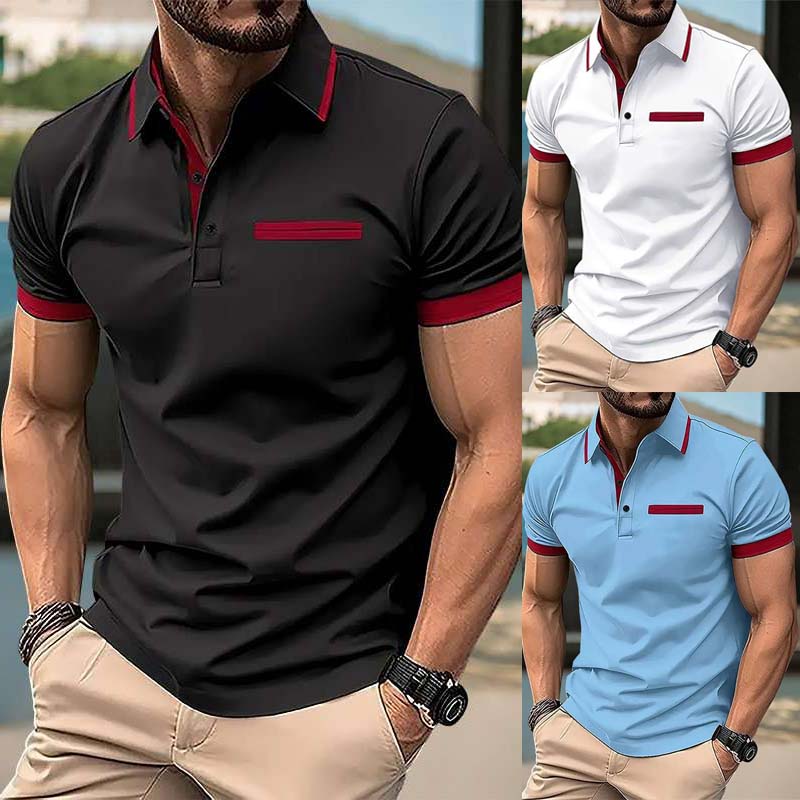 Bundle Of 3 Designer Summer Tshirt's MSDTS-11 (Navy+White+Black)