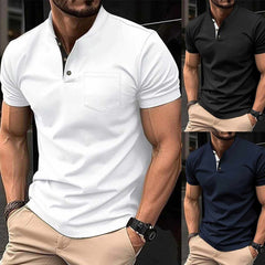 Bundle Of 3 Designer Summer Tshirt's MSDTS-05 (White+Navy+Black)