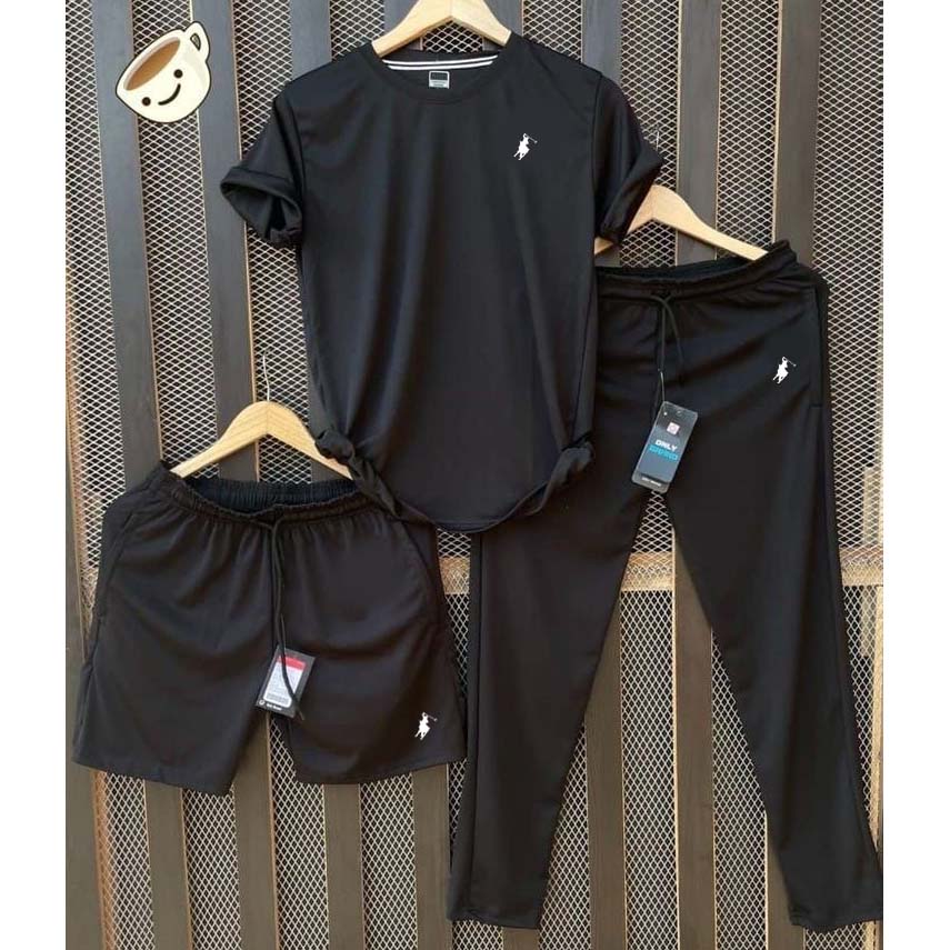 Polo Horse Bundle Of 3 Dry-Fit Premium Quality Summer Suit.