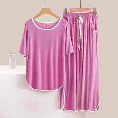 Fabric Cotton Jersey Premium Quality. 
Summer Stuff 

Sizes 
Small 
Chest 18  
Length 27 
Trouser Length 37 

Medium 
Chest 19 
Length 28 
Trouser Length 38 

Large 
Chest 21 
Length 29 
Trouser Length 39 

X-Large 
Chest 23 
Length 30 
Trouser Length 40