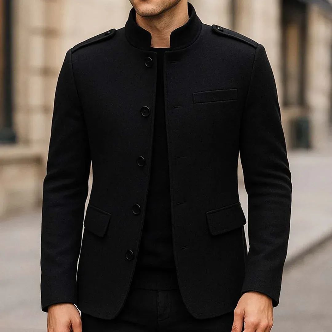 Collar Style Casual Winter Fleece Coat. MWJ-407 V3