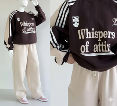 WOA Baggy Printed Style Premium Quality Winter 2-Pcs Tracksuit For Her. WWTS-57